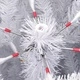 Изкуствена коледна елха 210 см с 300 LED лампички, PVC и стомана
