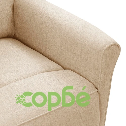 Наклоняем стол от текстил, кремав, 70 x 90 x 98 см ➤ топ цена ➤ sorbe.bg