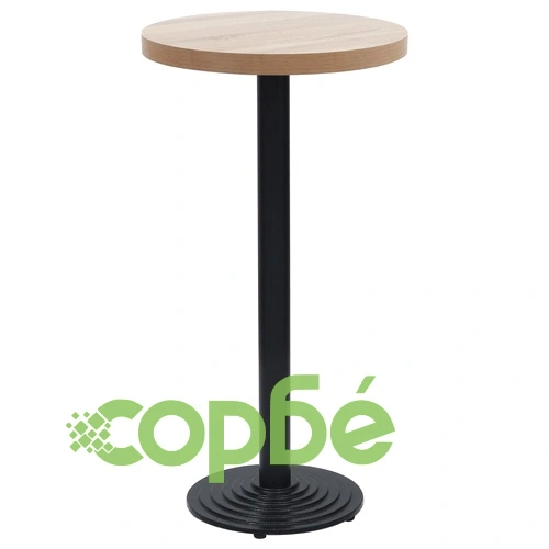 Крак за бистро маса от чугун, черен, 43x107 см ➤ топ цена ➤ sorbe.bg