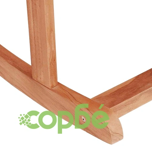Люлеещ се стол Adirondack, 2 броя, кафяв, масивна тикова дървесина, 100 x 77 x 99 см ➤ топ цена ➤ sorbe.bg