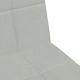 Разтегателно канапе с табуретка, 2-местно, кадифе, светлосиво, 200 x 84,5 x 69 см