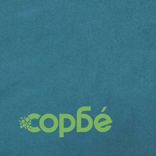 2-местно разтегателно канапе с табуретка, синьо кадифе, 220 x 100 см ➤ топ цена ➤ sorbe.bg