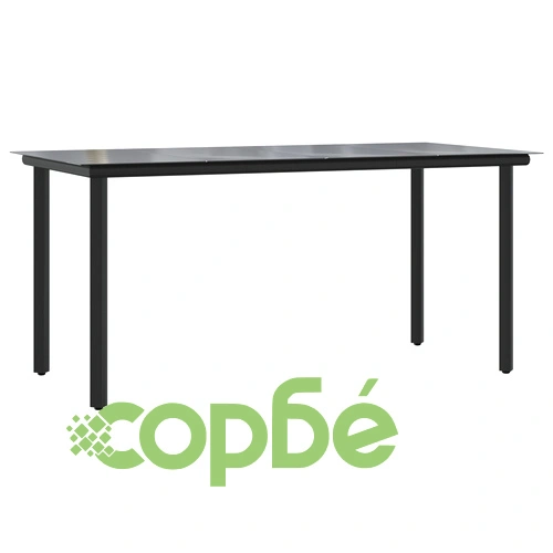 Комплект градинска трапезария 7 части от поли ратан в бежов цвят ➤ топ цена ➤ sorbe.bg