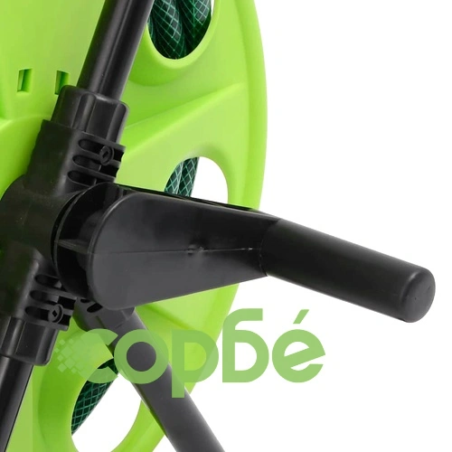 Макара за маркуч с колелца 30м PVC 0,75 зелена с комплект фитинги ➤ топ цена ➤ sorbe.bg