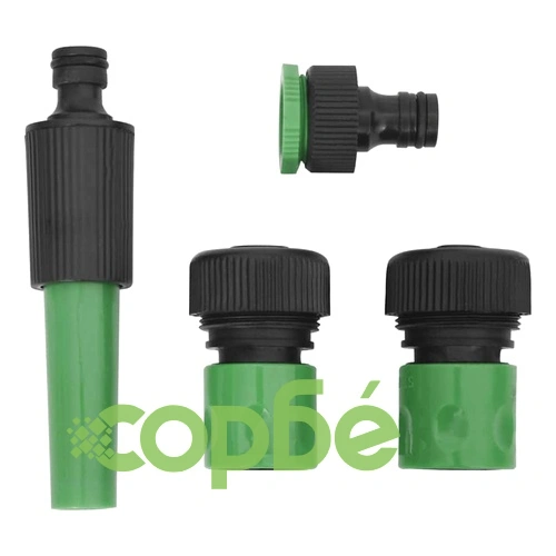 Макара за маркуч с колелца 30м PVC 0,75 зелена с комплект фитинги ➤ топ цена ➤ sorbe.bg