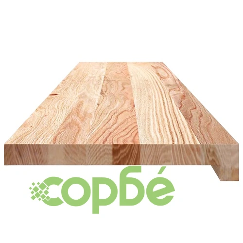 Стълбищни стъпала от масивен дъб, 4 бр., 120x25x2 см, необработени ➤ топ цена ➤ sorbe.bg