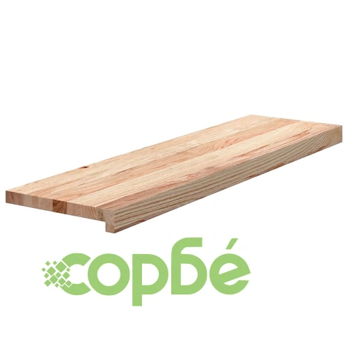 Стълбищни стъпала от масивен дъб, 4 бр, 90x30x2 см, необработени ➤ топ цена ➤ sorbe.bg