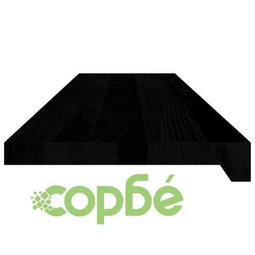 Стълбищни стъпала от масивен дъб, 4 бр, тъмнокафяви, 100x25x2 см ➤ топ цена ➤ sorbe.bg