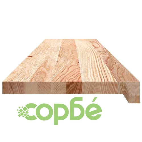 Стълбищни стъпала от масивен дъб 2 бр, 110x25x2 см, необработени ➤ топ цена ➤ sorbe.bg