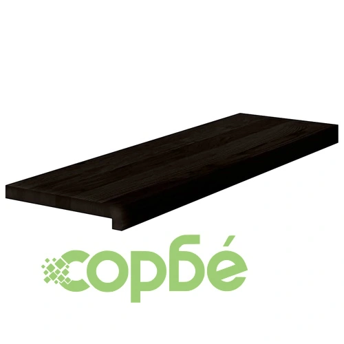 Стълбищни стъпала от масивен дъб, 2 бр, тъмнокафяви, 80x30x2 см ➤ топ цена ➤ sorbe.bg