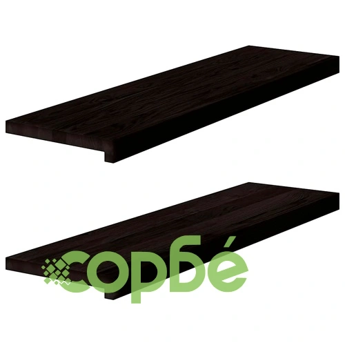 Стълбищни стъпала от масивен дъб, 2 бр, тъмнокафяви, 90x30x2 см ➤ топ цена ➤ sorbe.bg