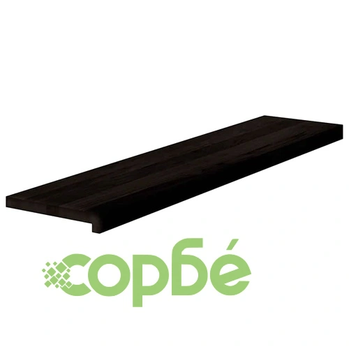 Стълбищни стъпала от дъб масив, 2 бр, тъмнокафяви, 110x30x2 см ➤ топ цена ➤ sorbe.bg