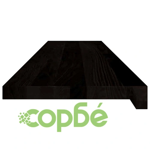 Стълбищни стъпала от дъб масив, 2 бр, тъмнокафяви, 110x30x2 см ➤ топ цена ➤ sorbe.bg