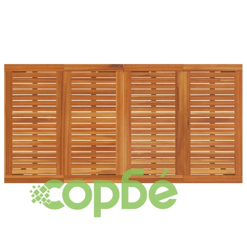 5-Часов комплект за градинско хранене - Черен, Метална рамка и Дървен плот 180x90x75 см ➤ топ цена ➤ sorbe.bg