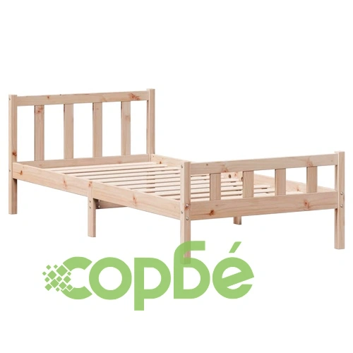 Рамка за легло от масивна чамова дървесина, 90x190 см, с две чекмеджета ➤ топ цена ➤ sorbe.bg