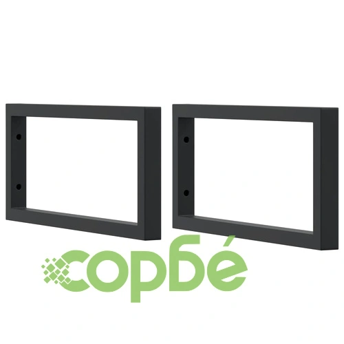 Стенен рафт за мивка от стомана и масивен бук, 100 x 50 x 2,5 см ➤ топ цена ➤ sorbe.bg