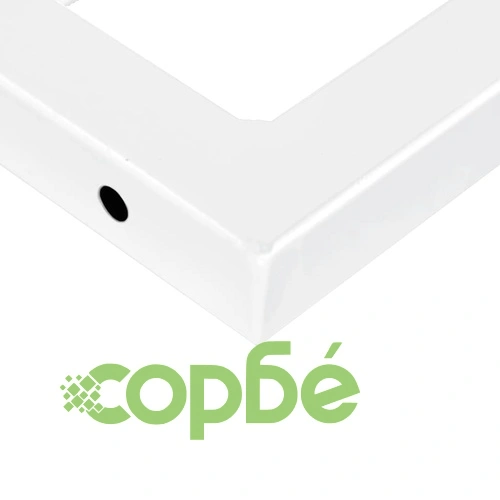 Стенен рафт за мивка от масивно акациево дърво и стомана, 80 x 40 x 4 см ➤ топ цена ➤ sorbe.bg