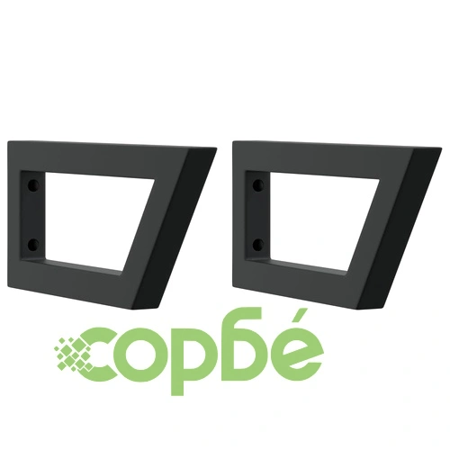 Стенен рафт за мивка от стомана и масивна акация, 80 x 40 x 4 см ➤ топ цена ➤ sorbe.bg