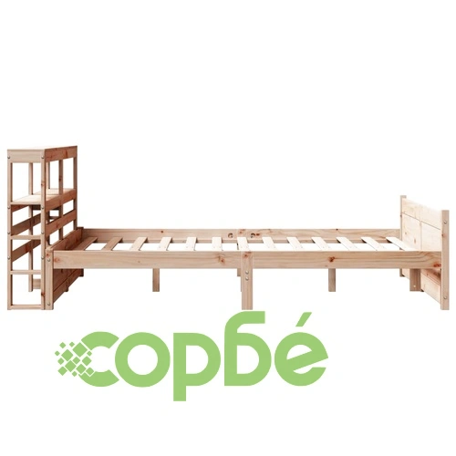 Рамка за легло с табла от масивна борова дървесина 140x190 см ➤ топ цена ➤ sorbe.bg