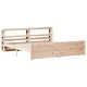 Рамка за легло с табла от борово дърво масив 180x200 см