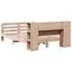 Рамка за легло от масивна чамова дървесина, 160x200 см, с табла и отделения