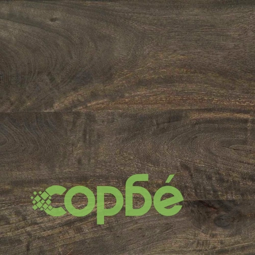 Луксозен комплект мебели за баня от 5 части - Черно масивно дърво Манго ➤ топ цена ➤ sorbe.bg