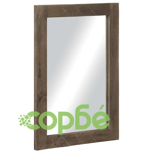 Луксозен комплект мебели за баня от 5 части - Черно масивно дърво Манго ➤ топ цена ➤ sorbe.bg