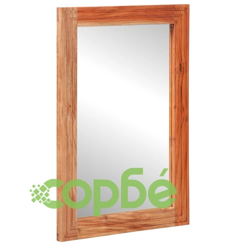 Комплект мебели за баня от 5 части от масивна акациева дървесина с матово покритие ➤ топ цена ➤ sorbe.bg