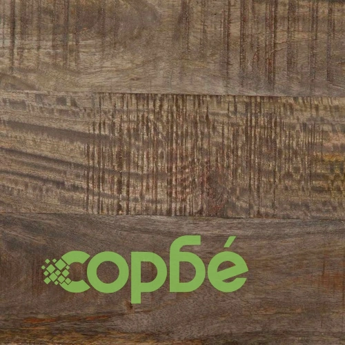 Комплект от 3 Бюфета от Масивно Мангово Дърво - Светло Сиво 60x33,5x75 cm ➤ топ цена ➤ sorbe.bg