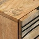 Скейтборд шкафове 2 бр. кафяво мангово дърво масив 60x33.5x75 см