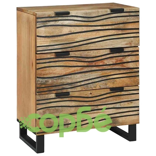 Комплект мебели за баня от мангово дърво 3 части кафяв 180x33x75 см ➤ топ цена ➤ sorbe.bg