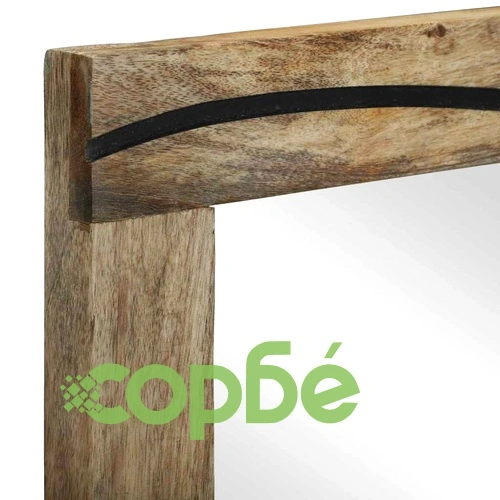 Комплект мебели за баня от мангово дърво 2 части кафяв 62x33x58 см ➤ топ цена ➤ sorbe.bg