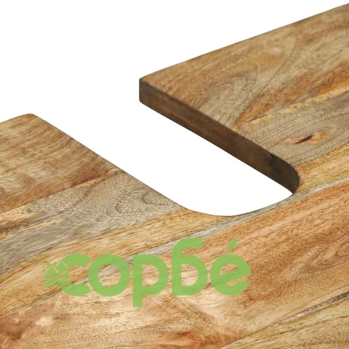 Комплект мебели за баня от мангово дърво 2 части кафяв 62x33x58 см ➤ топ цена ➤ sorbe.bg