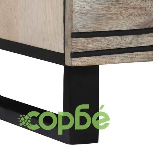 Скейтборд бял 60 x 33.5 x 75 см масивно мангово дърво - комплект 2 броя ➤ топ цена ➤ sorbe.bg