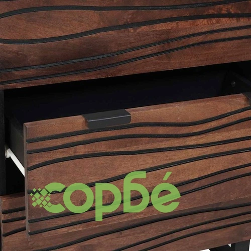 Скейтборд комплект 2 броя от масивно мангово дърво 60x33.5x75 см кафяво ➤ топ цена ➤ sorbe.bg