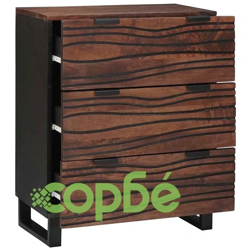 Скейтборд комплект 2 броя от масивно мангово дърво 60x33.5x75 см кафяво ➤ топ цена ➤ sorbe.bg