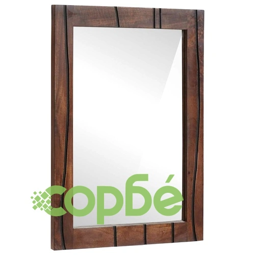 Комплект мебели за баня 2 части от мангово дърво орехово кафяво 62x33x58 см ➤ топ цена ➤ sorbe.bg