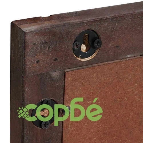 Комплект мебели за баня 2 части от мангово дърво орехово кафяво 62x33x58 см ➤ топ цена ➤ sorbe.bg