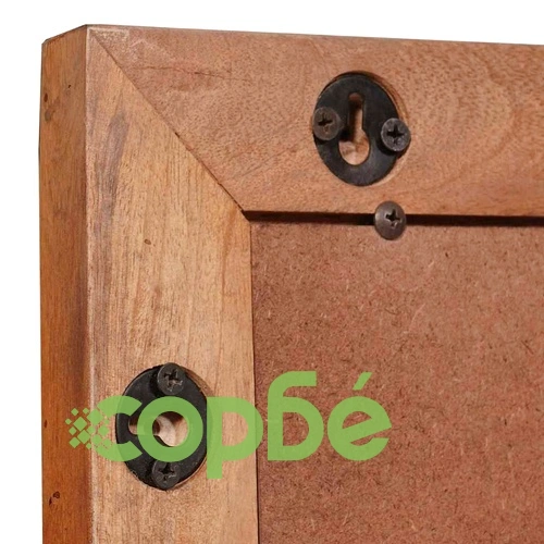 Комплект мебели за баня от масивно мангово дърво, 2 части, Кафяв, 62 x 33 x 58 см ➤ топ цена ➤ sorbe.bg