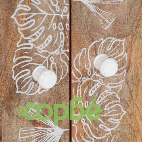 Луксозен комплект мебели за баня от 4 части, изработен от масивна мангова дървесина ➤ топ цена ➤ sorbe.bg