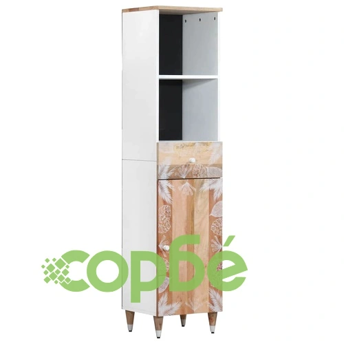 Луксозен комплект мебели за баня от 4 части, изработен от масивна мангова дървесина ➤ топ цена ➤ sorbe.bg