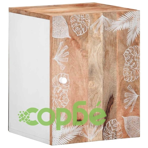 Луксозен комплект мебели за баня от 5 части от масивна мангова дървесина ➤ топ цена ➤ sorbe.bg