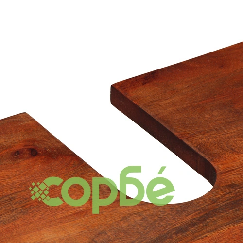 Комплект мебели за баня от 5 части от масивно мангово дърво - шкаф 62x33x58 см, огледало 50x70x3 см, странично шкафче 38x33x160 см, шкаф 38x33x58 см и стенен шкаф 38x33x48 см ➤ топ цена ➤ sorbe.bg