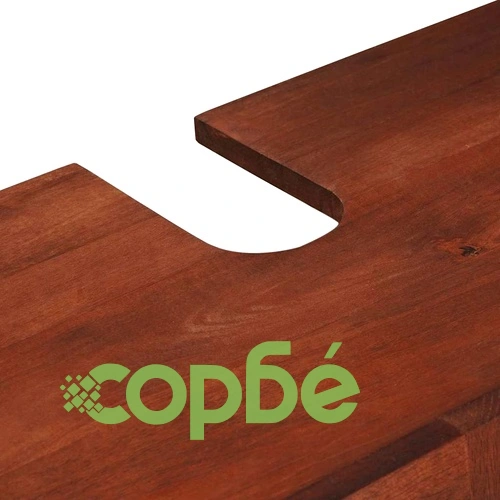 Комплект мебели за баня от масивно мангово дърво с чекмедже - 62 x 33 x 58 см ➤ топ цена ➤ sorbe.bg