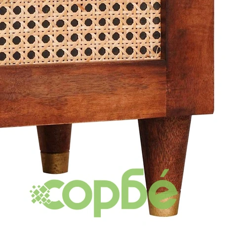 Комплект мебели за баня от 3 части от масивно мангово дърво с чекмедже 38 x 33 x 160 см ➤ топ цена ➤ sorbe.bg