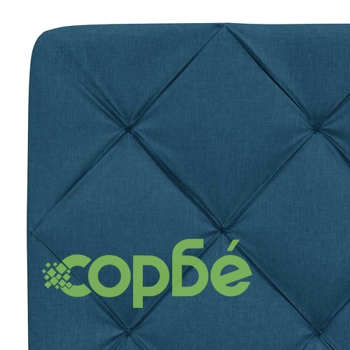 Рамка за легло от плат със светодиодно осветление, 90x200 см, Синя ➤ топ цена ➤ sorbe.bg