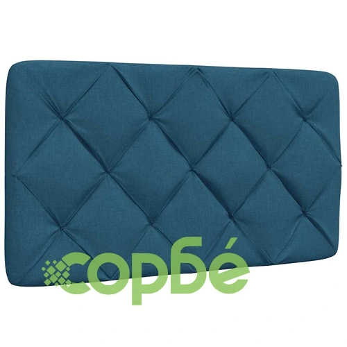 Рамка за легло от плат със светодиодно осветление, 90x200 см, Синя ➤ топ цена ➤ sorbe.bg