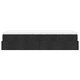 Легло тип Османка с матрак и топер, черно, 90x200 см, полиестерен плат