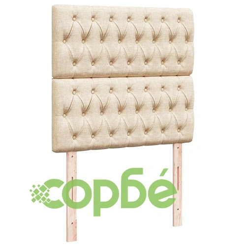 Легло тип Османка с Матрак, 90x190 см, Кремав Плат, с Място за Съхранение ➤ топ цена ➤ sorbe.bg