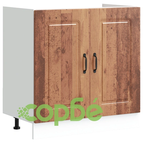 Кухненски шкаф Калмар с двойни мивки от инженерна дървесина 80 x 46 x 81.5 см ➤ топ цена ➤ sorbe.bg